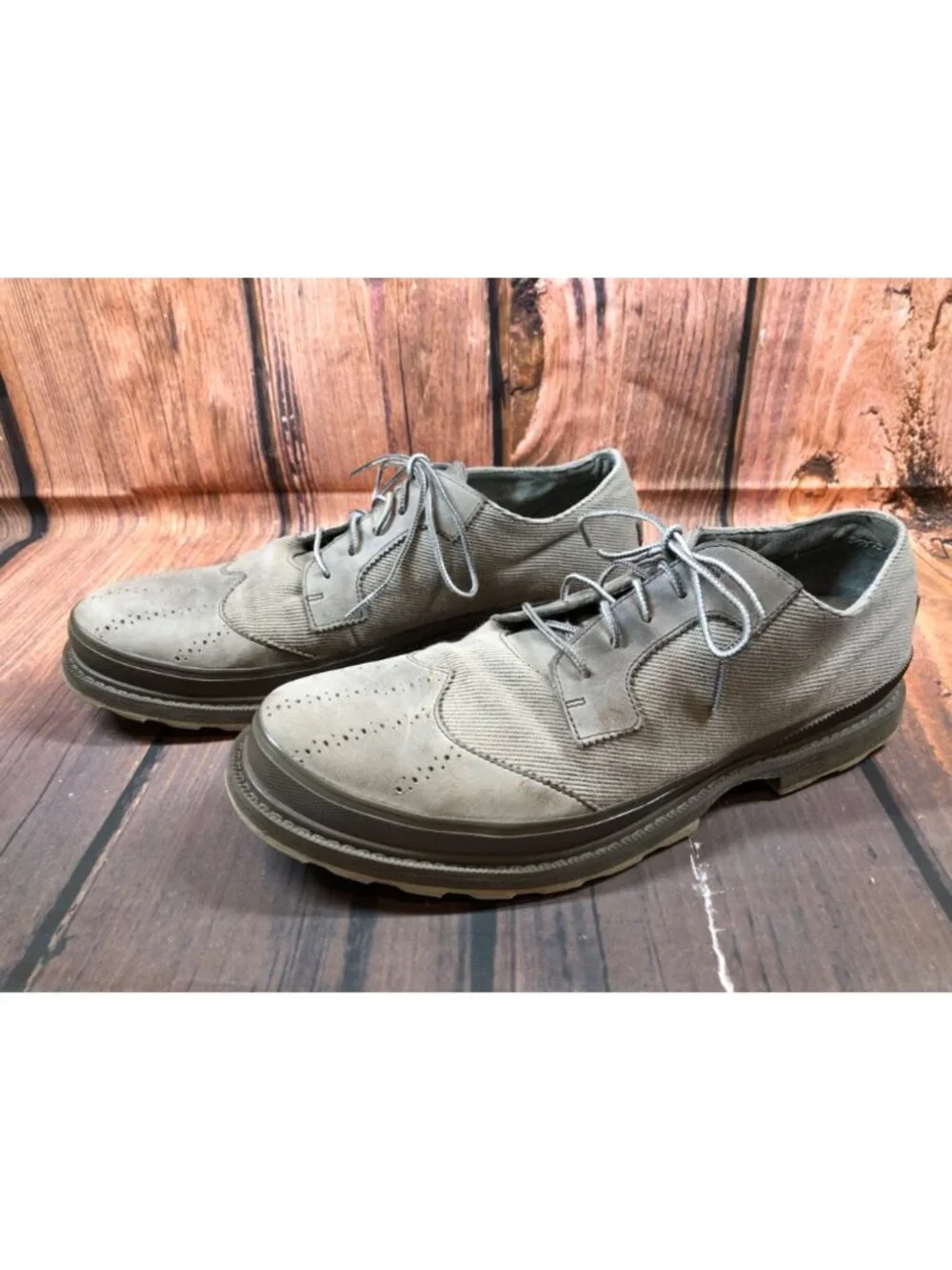 Sorel Mens 13 Madson Wingtip Lace Up Chukka Shoes Pebble Mud Waterproof  (y5z)
